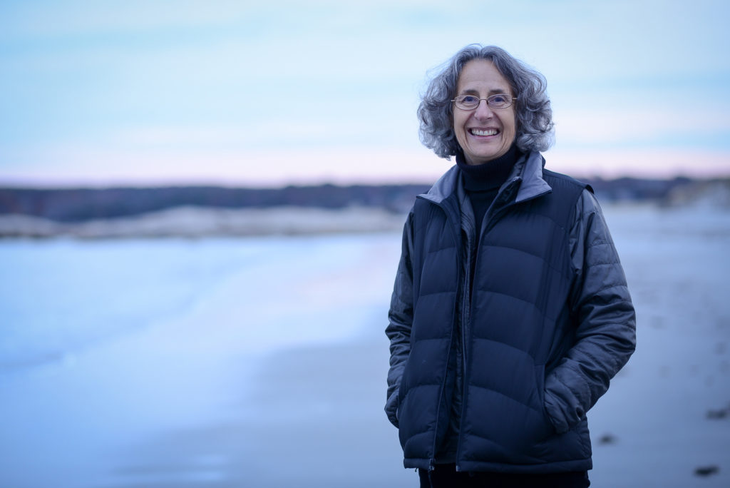 Deborah Cramer, Author, The Narrow Edge at Wingersheek Beach in Gloucester, MA. © Shawn G. Henry