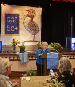 Helen Hays, Great Gull Island 50th year celebration, Chester Meeting House, Chester, CT on Sept 15, 2018. ©Townsend Dickinson, All Rights Reserved.